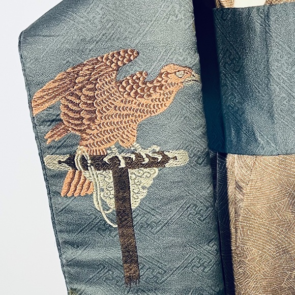 Silk Kimono with Obi - Picture 4 of 4